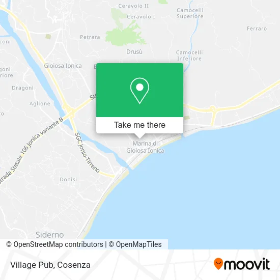 Village Pub map