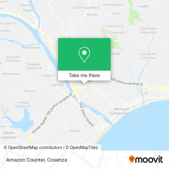 Amazon Counter map
