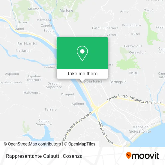 Representative Calautti map