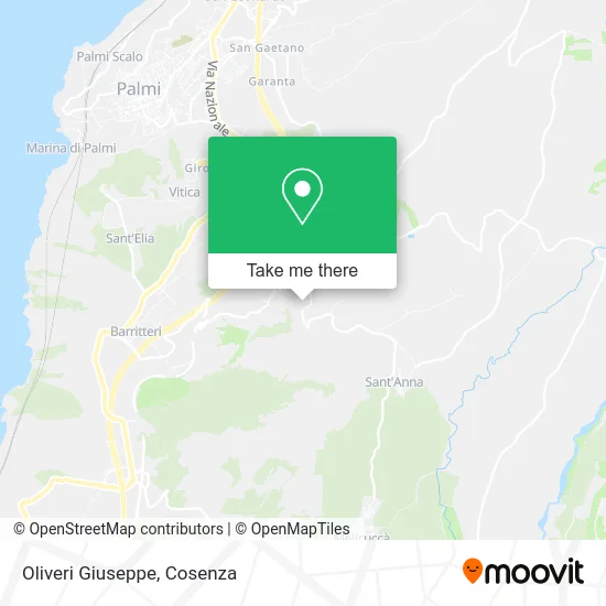Oliveri Giuseppe map