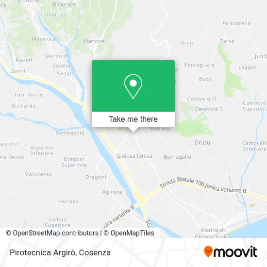 Pirotecnica Argirò map