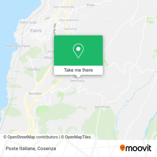 Italian Post Office map