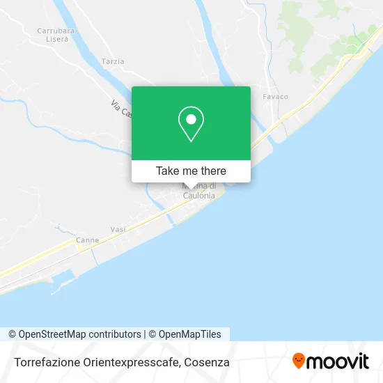 Torrefazione Orientexpresscafe map