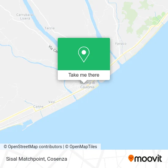 Sisal Matchpoint map