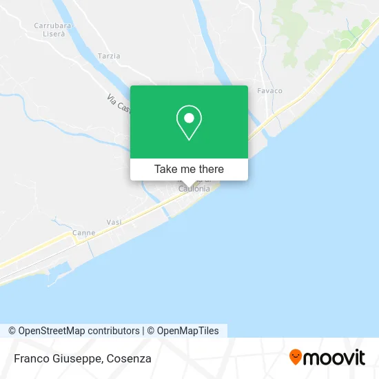 Franco Giuseppe map