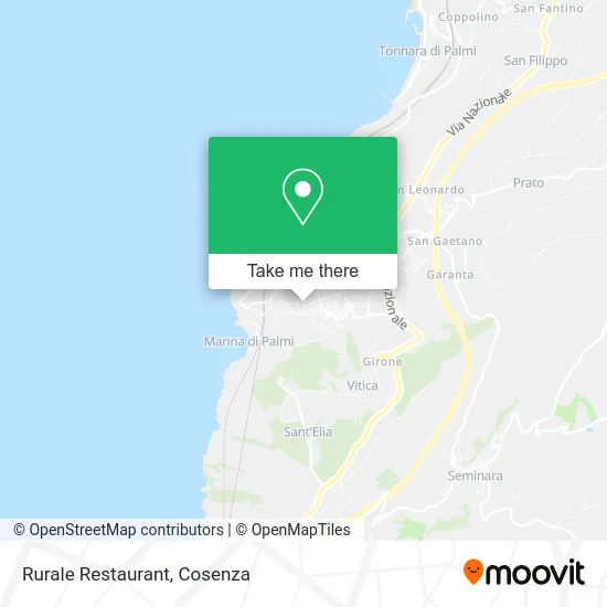 Rurale Restaurant map