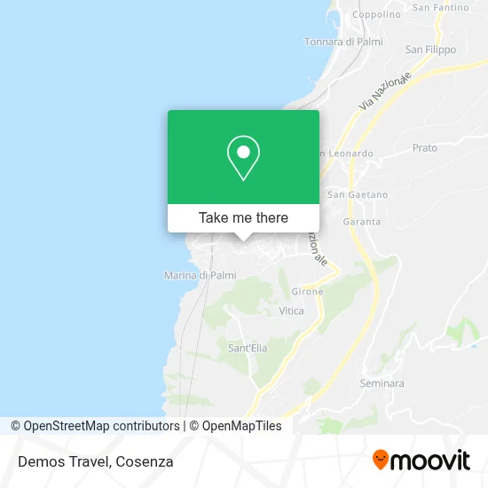 Demos Travel map