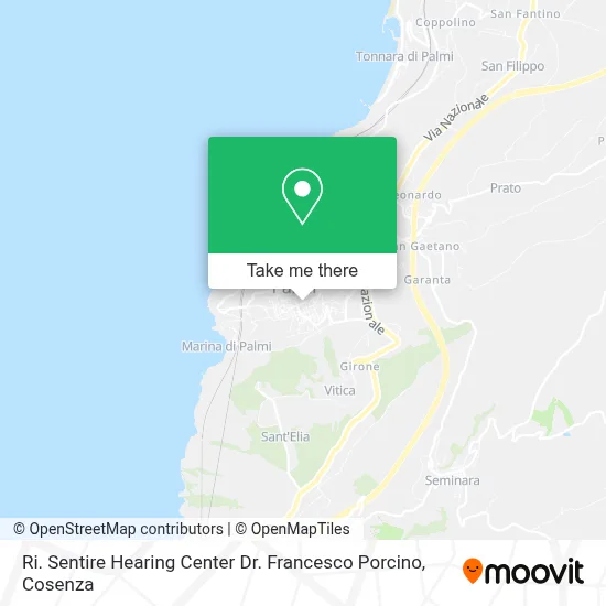 Ri. Sentire Hearing Center Dr. Francesco Porcino map