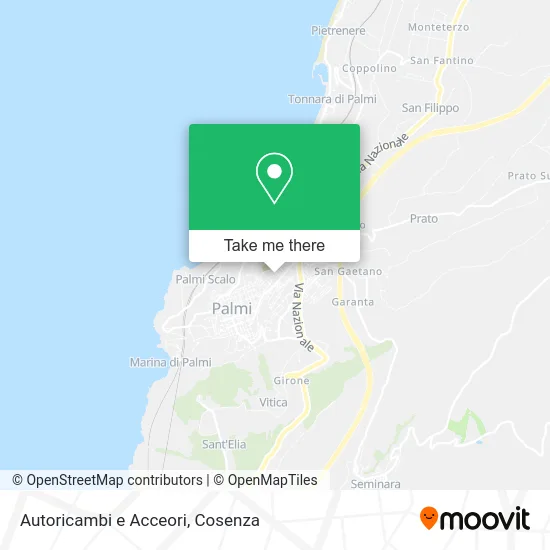 Autoricambi e Acceori map