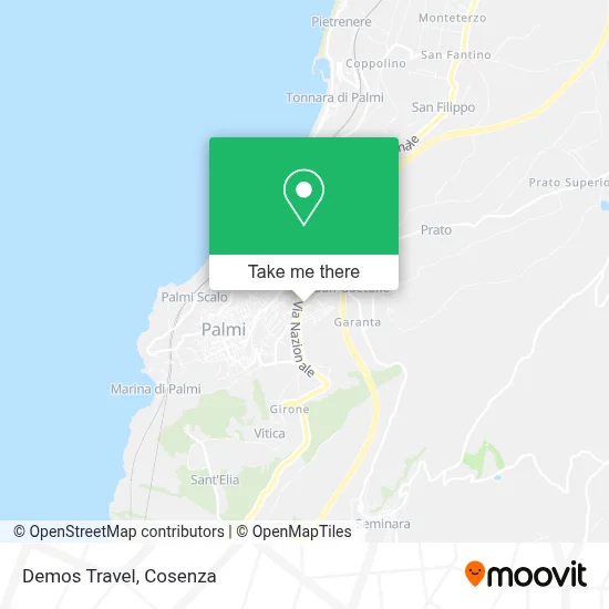 Demos Travel map