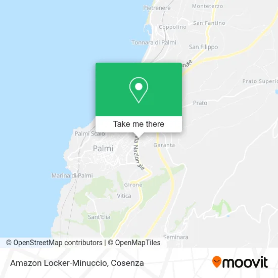 Amazon Locker-Minuccio map