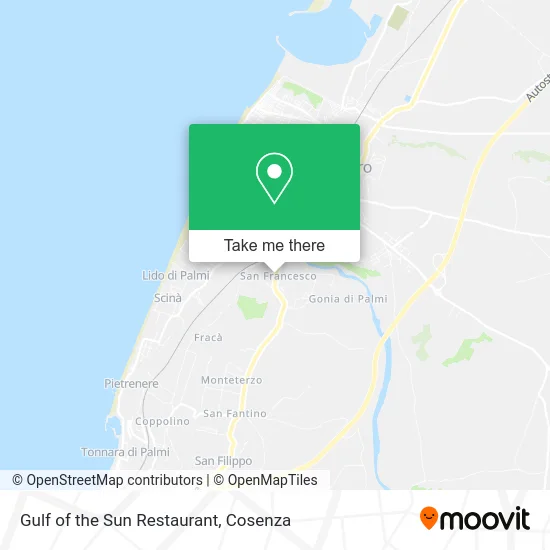 Gulf of the Sun Restaurant map