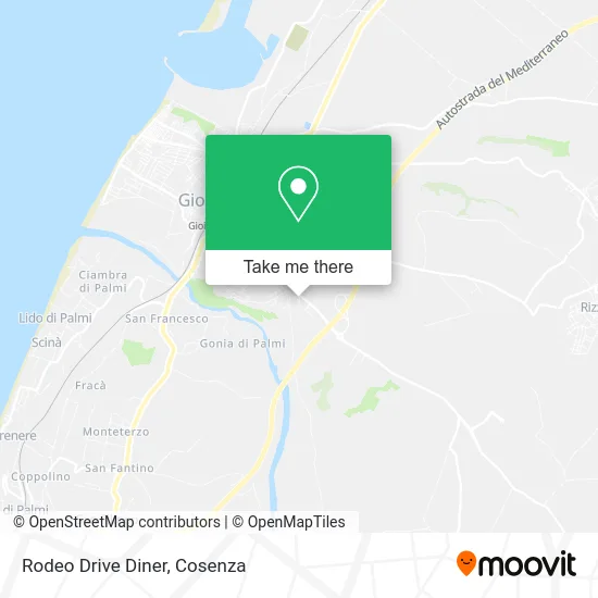 Rodeo Drive Diner map