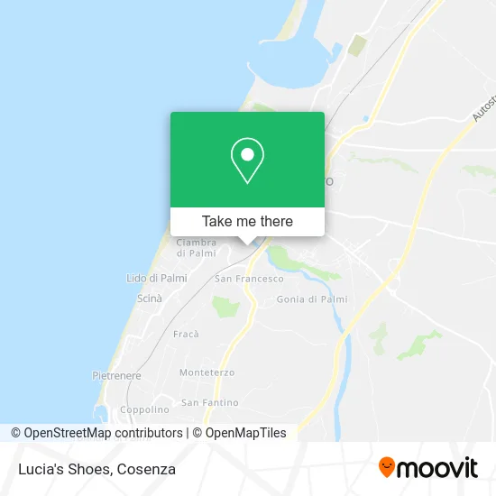 Lucia's Shoes map