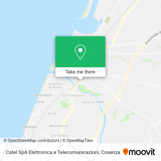 Catel SpA Elettronica e Telecomunicazioni map