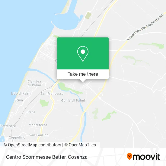 Centro Scommesse Better map