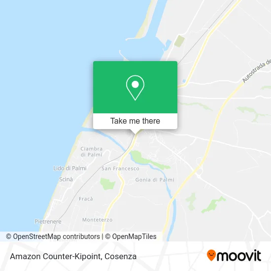 Amazon Counter-Kipoint map