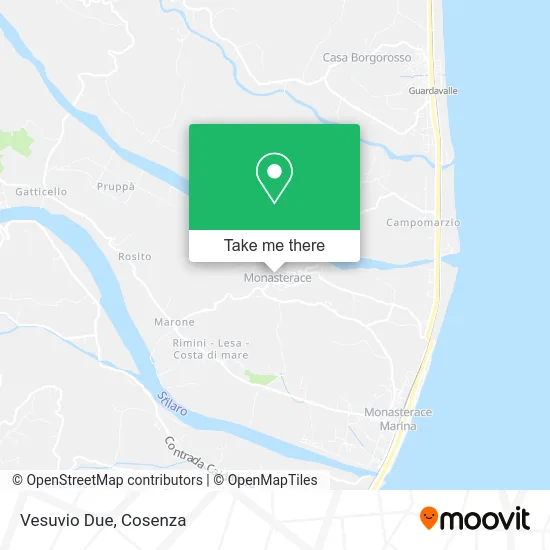 Vesuvio Due map