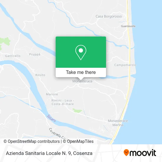 Azienda Sanitaria Locale N. 9 map