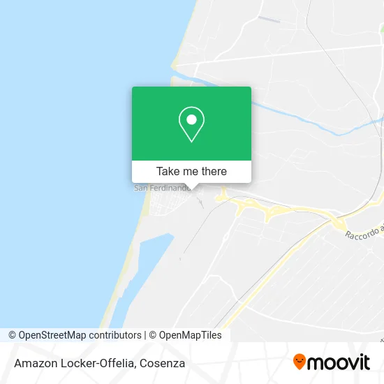 Amazon Locker-Offelia map