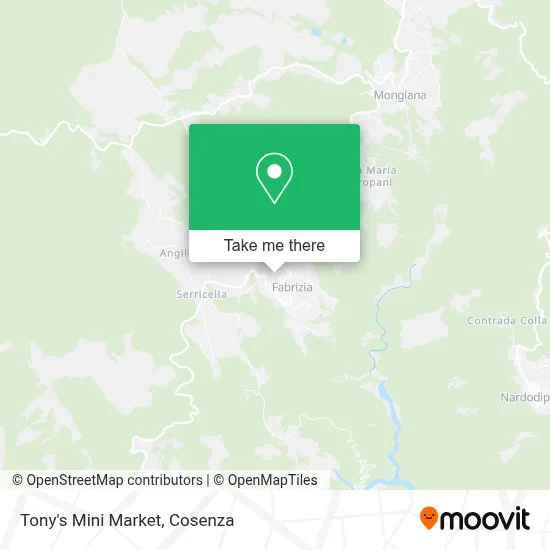Tony's Mini Market map