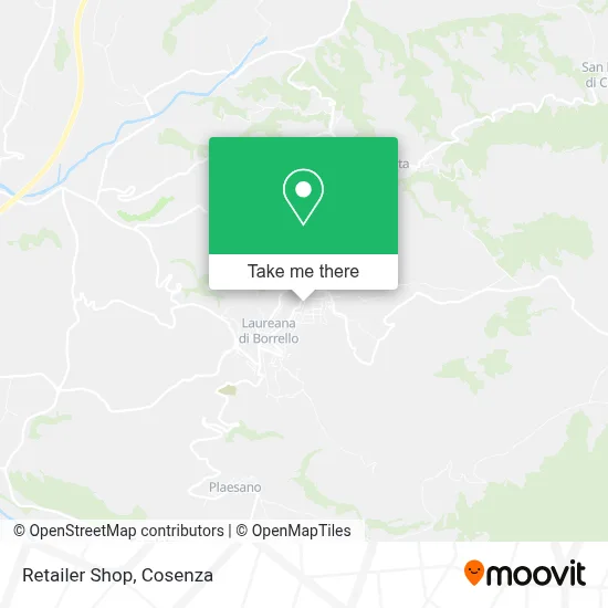 Retailer Shop map