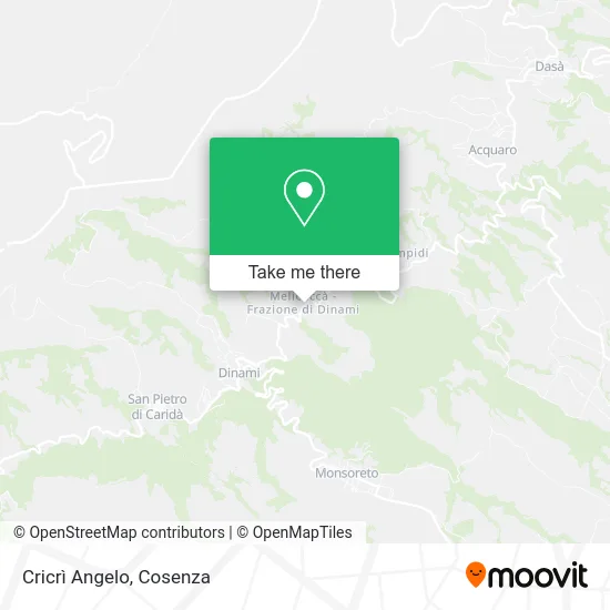 Cricrì Angelo map