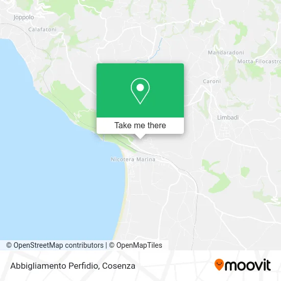 Abbigliamento Perfidio map