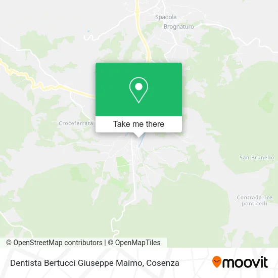 Dentista Bertucci Giuseppe Maimo map