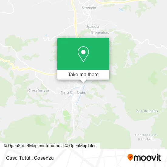 Casa Tutulì map