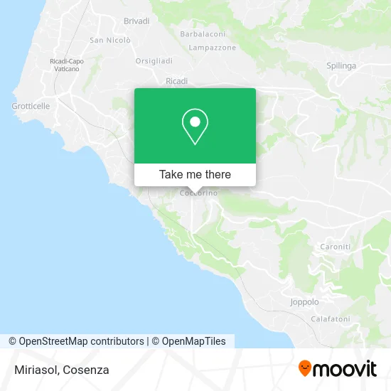 Miriasol map