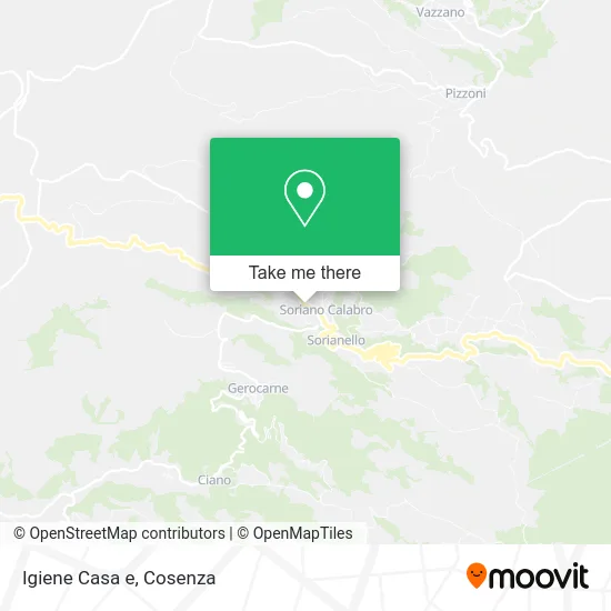 Igiene Casa e map
