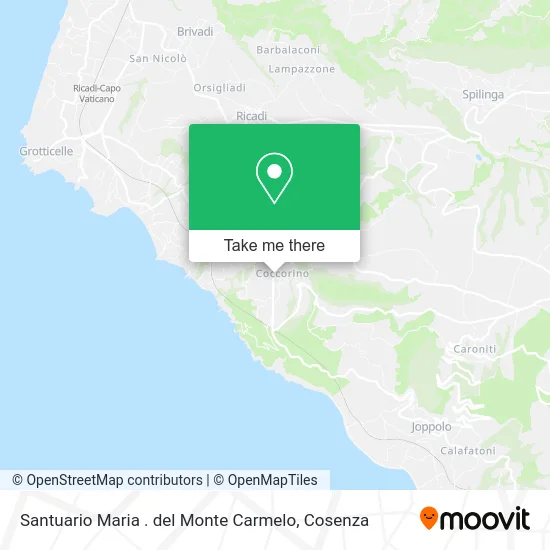 Santuario Maria . del Monte Carmelo map