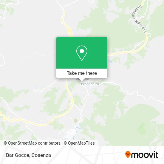 Bar Gocce map