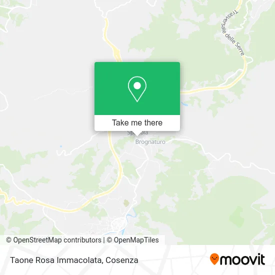 Taone Rosa Immacolata map