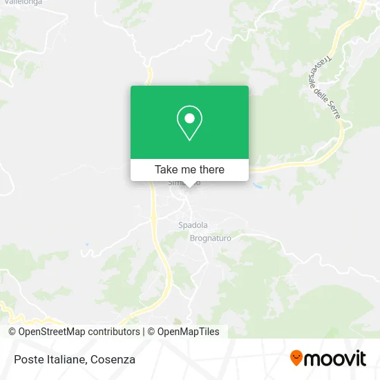 Italian Post Office map