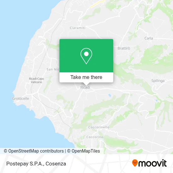 Postepay S.P.A. map