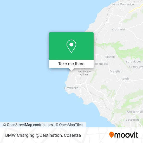 BMW Charging @Destination map