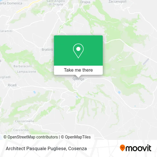 Architect Pasquale Pugliese map