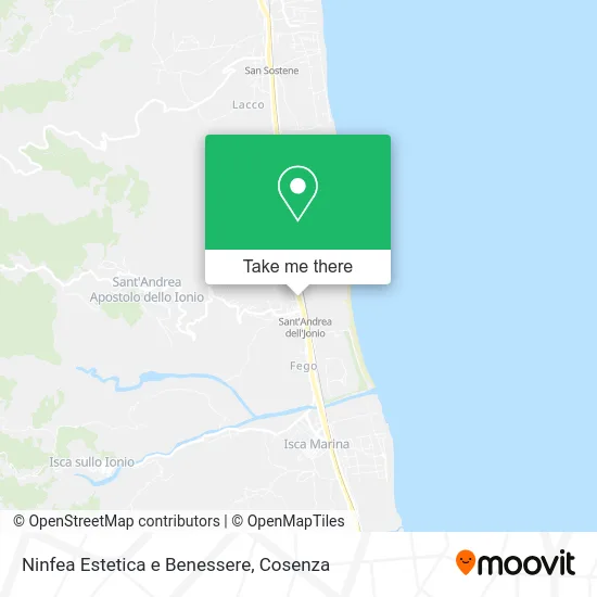 Ninfea Estetica e Benessere map