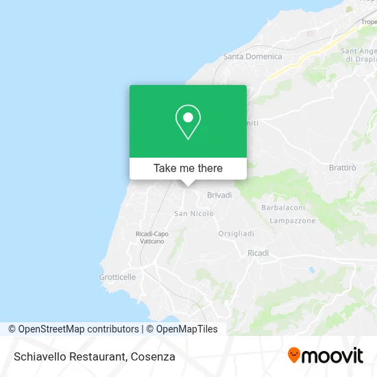 Schiavello Restaurant map