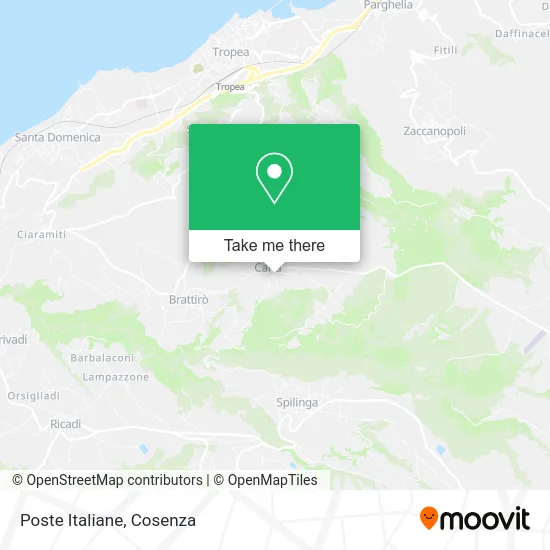 Italian Post Office map