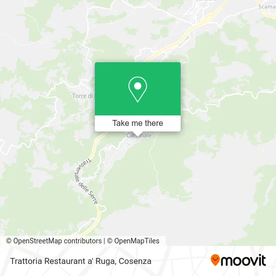 Trattoria Restaurant a' Ruga map