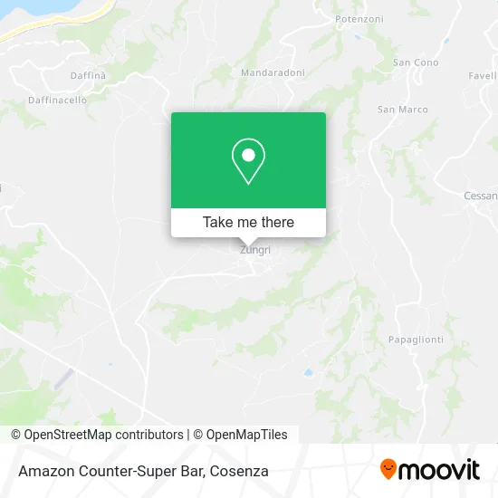 Amazon Counter-Super Bar map