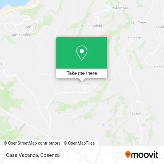 Casa Vacanza map