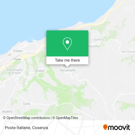 Italian Post Office map