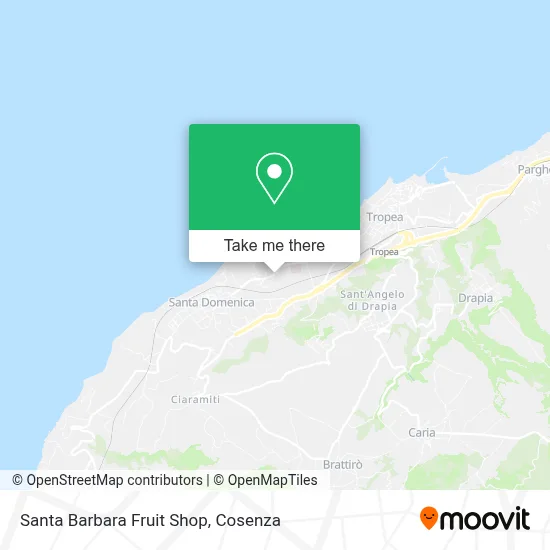 Santa Barbara Fruit Shop map