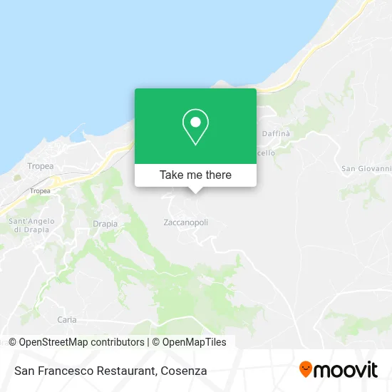 San Francesco Restaurant map