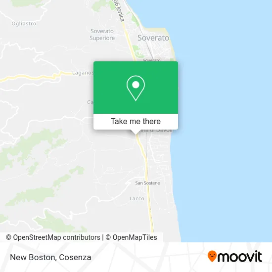 New Boston map