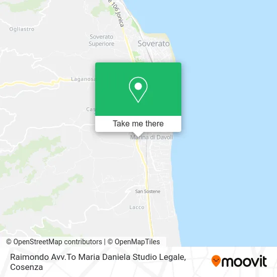Lawyer Maria Daniela Raimondo Legal Office map